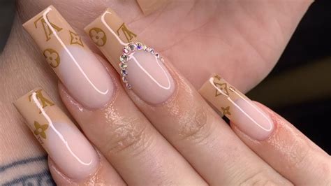 lv nail tips|new louis vuitton nails.